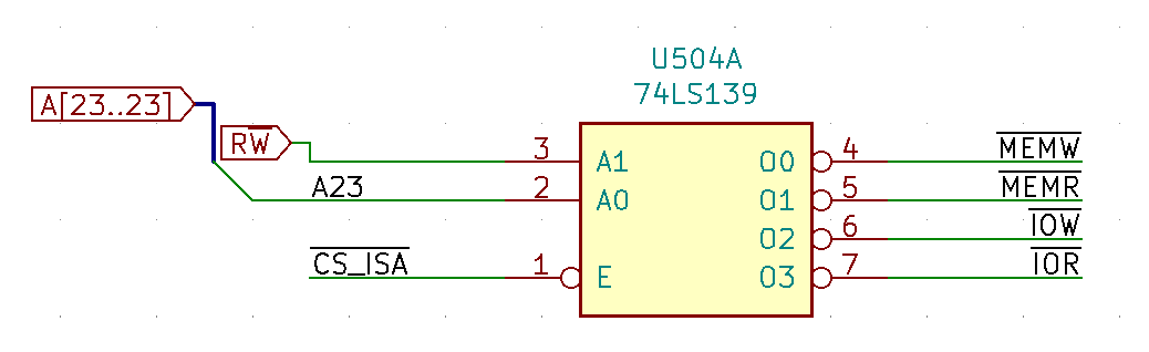 Image of the PC104 Read/Write logic